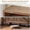 65.8 Inch Adjustable 3-Tier Storage Cabinet with Recessed Door Organiser for Kitchen Dining Room Home Office - 4 of 4
