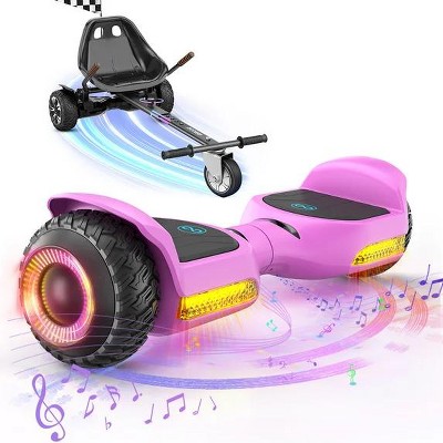 MASTGOAL Self Balancing Scooter with Seat Attachment,Balancing Scooter for Kids or Adults with Adjustable Length, Fits 6.5" 8" 10" ,360°swivel Wheel