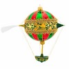 Metzler Bros. 7.0 Inch Balloon Stripes 3 Christmas Tree Ornament , Christmas Decor Hot Air Balloon Bird (1PC) - 3 of 4