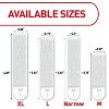 Command 12 Pairs 10lb Narrow White Picture Hanging Strips Big Pack - 2 of 4