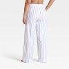 Women's Striped Cotton Blend Pajama Pants - Auden™ - 2 of 4