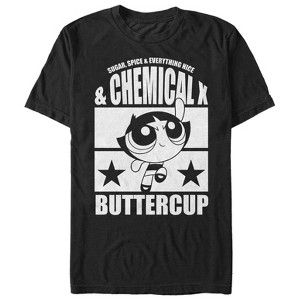 Men's The Powerpuff Girls Chemical X Buttercup T-Shirt - 1 of 4