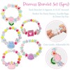 Wrapables Girls Princess Dress-Up Beaded Bracelet Jewelry for Party Favors, Goodie Bags, Birthday Parties (Set of 5) - 2 of 4