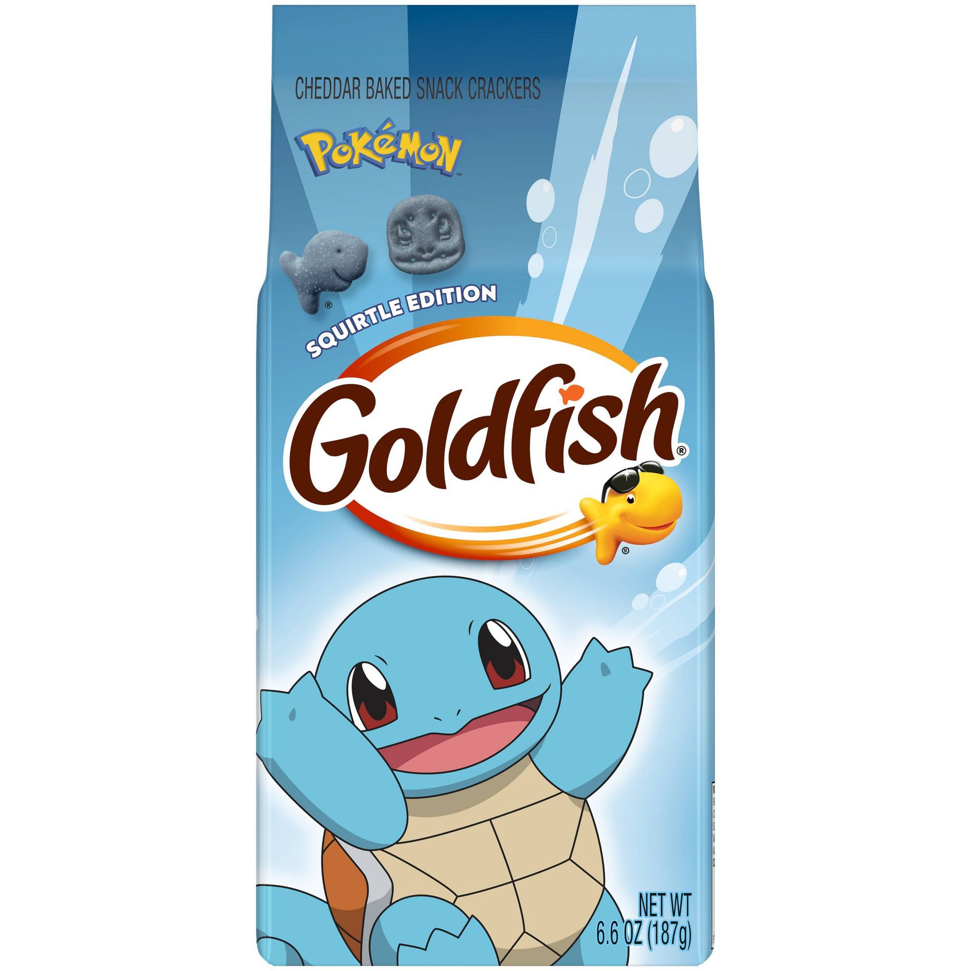 Goldfish Limited Edition Squirtle Cheddar Crackers - 6.6oz