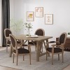Set of 4 Judith French Country Wood Upholstered Dining Chairs - Christopher Knight Home - 2 of 4