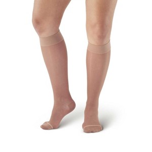 Ames Walker AW Style 16 Sheer Support 15-20 mmHg Compression Knee High Stockings - 1 of 4