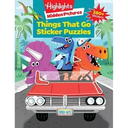 Things That Go Puzzles - (Highlights(tm) Sticker Hidden Pictures(r)) (Paperback)