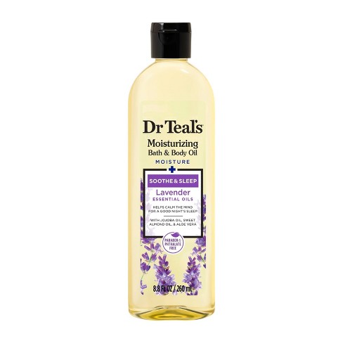 Dr Teal's Soothing Lavender Moisturizing Bath & Body Oil - 8.8 Fl Oz :  Target