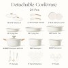Carote 24pc Ceramic Nonstick Cookware Set with Detachable Handle - 4 of 4
