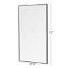 Max Large Oversized Black Floor Mirror,71" x  31.5" Large Wide Floor Mirror with Aluminum Alloy Frame-The Pop Home - 2 of 4