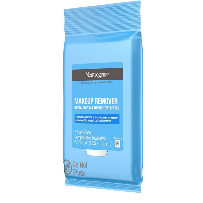 Neutrogena Facial Cleansing Makeup Remover Wipes - Travel Pack - 7ct, 5 of 9