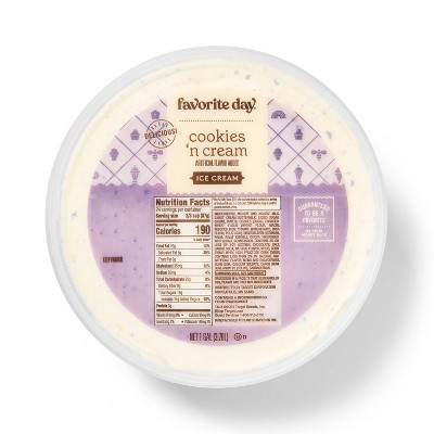 Cookies n' Cream Ice Cream - 128oz - Favorite Day™