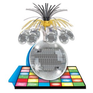 Beistle Disco Ball Centerpiece, 13", (2/Pkg) Multicolored - 1 of 1