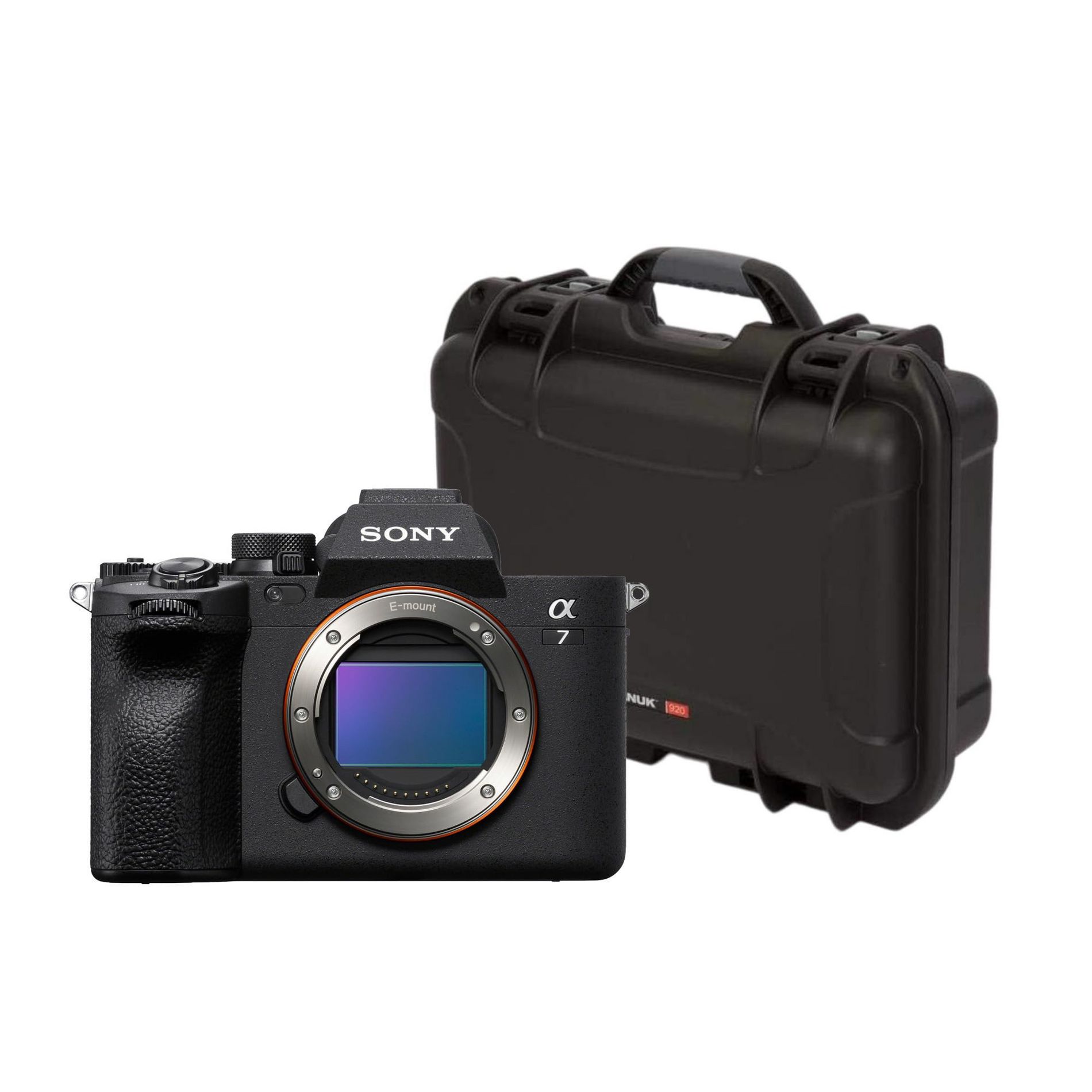 Sony Alpha a7 IV Full-Frame Mirrorless Camera Body Bundle w/ Hard Case, Foam Insert & Lid Organizer, Black