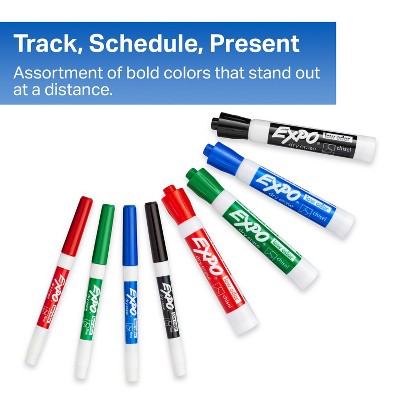 Expo Low Odor Assorted Color Dry Erase Marker Set with Eraser