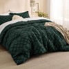 Bedsure | 3Pcs Comforter Bedding Set with Intricate Solid Embroidery - 2 of 4