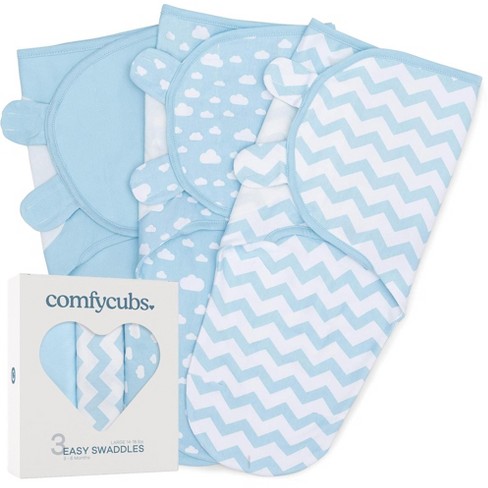 Swaddle Blankets For Baby Girl Boy 3 Pack Sleep Sack Velcro By Comfy Cubs Target