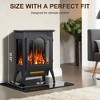 R.W.FLAME Electric Fireplace Stove, Freestanding Fireplace Heater with Realistic Flame, Indoor Electric Stove Heater with Overheating Safety System - 2 of 4