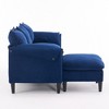 Maliang Sofa with Footstools with Storage, for Living Room/Bedroom/Office/Small Space, 3-Seater Combination Sofa - 2 of 4