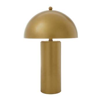 Contemporary Metal Accent Lamp Gold - CosmoLiving by Cosmopolitan