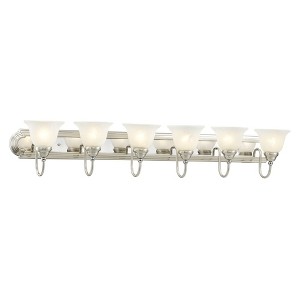 Livex Lighting Belmont 6 - Light Vanity in  Brushed Nickel - 1 of 1
