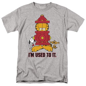 Garfield Im Used To It Adult T-Shirt Athletic Heather - 1 of 4