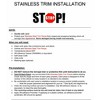 QAA is Compatible with 2019-2020 Chevrolet Silverado 22 Piece Stainless Window Trim Package, Includes Upper Trim, Window Sills, and Pillar Posts - 4 of 4
