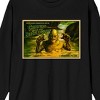 Universal Monsters Creature From The Black Lagoon In Frame Crew Neck Long Sleeve Black Adult Tee - image 2 of 3