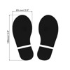Unique Bargains Home Classroom Floor Stairs Decal PVC Footprint Sticker 4 Pairs - 2 of 4