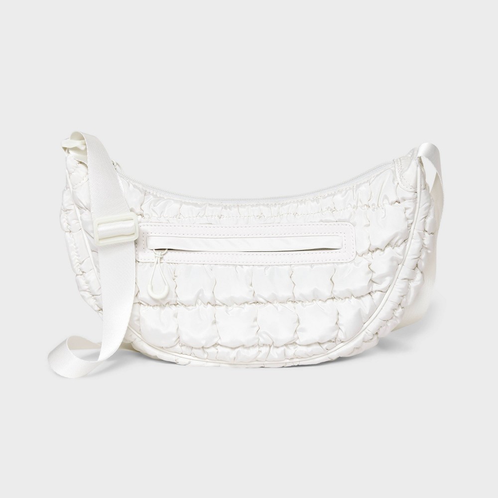 Half Moon Crossbody Bag - Wild Fable™ Off-White