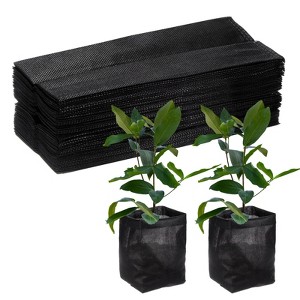 Unique Bargains Non-Woven Fabric Durable Multipurpose Plant Nursery Bags - 1 of 3