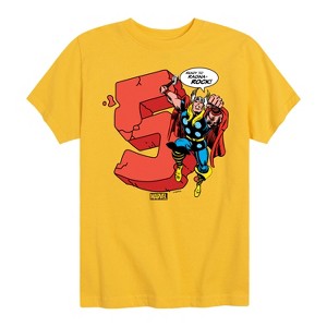 Boys' - Marvel - Thor Birthday Five Short Sleeve Graphic T-Shirt - 1 of 4