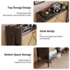 Shoe Cabinet with 2 Flip Drawers,, Freestanding Shoe Storage Cabinet for Front Door Entrance, Holds Up to 24 Pairs of Shoes, Dry and Wet Separation, - 4 of 4