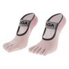 Unique Bargains Women's Non-Slip Five Toe Socks 1 Pair - 3 of 4