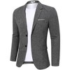 Men's Casual Blazer Sport Coat Two Button Lightweight Business Jackets - 2 of 4