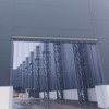 VEVOR Strip Curtain 16PCS, 96" Height, 96" Width, 0.08" Thickness, Clear Smooth Plastic Door Strips,PVC Strip Door Curtain Freezer Curtain - 2 of 4