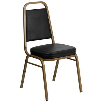 Flash Furniture HERCULES Series Trapezoidal Back Stacking Banquet Chair with 2.5" Thick Seat