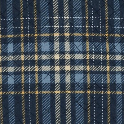Harvey Blue Plaid Cotton Standard Sham