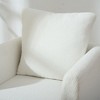 Cesicia White Accent Chair Mid Century Lounge Chair Upholstered Armchair for Living Room Bedroom,Reception Room - 3 of 4