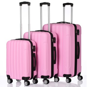KTMBDW Luggage Set of 3 Hardside Suitcase Sets(20/24/28) with TSA Lock, 4 Spinner Wheels, ABS Lightweight Trolley Travel Case for Business Trip - 1 of 4