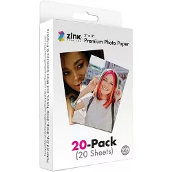 20 Sheets with Zink 2x3 64-Pocket Mini Photo Album Black Zink Kodak 2x3 Premium Zink Photo Paper 
