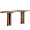 Resenkos Entryway Table, Console Sofa Table,70.8" Console Table, Long Sofa Table Hallway Foyer Table Brown - 4 of 4