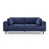 MINIMORE Modern Style 85''W Lassie 3Seater Square Arm Sofa - 4 of 4