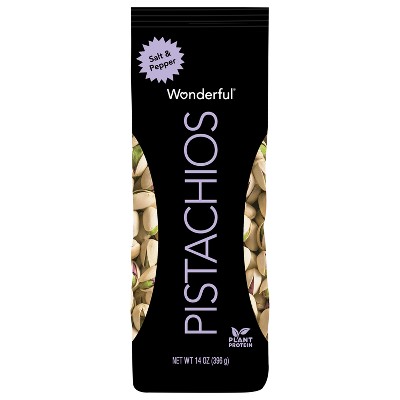 Wonderful Flavored Pistachios Salt & Pepper - 14oz