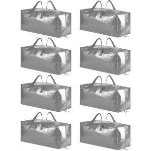 Extra Large Heavy Duty Moving Bags – Durable Storage Totes with Backpack Straps, Strong Handles & Zippers – Ideal for Packing & Moving-SpaceAid® - 1 of 4