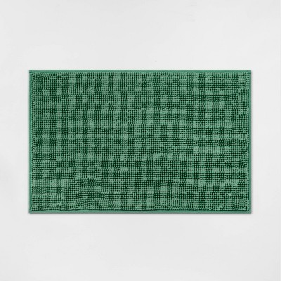 Unique Bargains Memory Foam Bathroom Mat Non Slip Soft Bath Mats Rugs  Machine Washable 2 Pcs Green 23x15+47x19 : Target