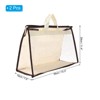 Unique Bargains Unique Handbag Dust Bags,  Purse Storage Organizer  PVC Dustproof Handbag Cover Transparent Purse Protector - 2 of 4