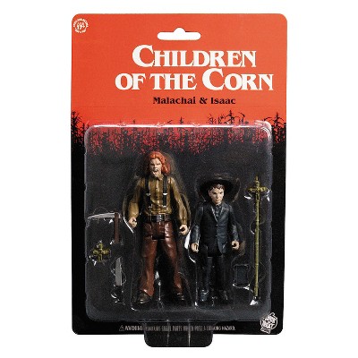 Trick or Treat Studios 3.75 in Children of the Corn Isaac & Malachi Action Figures - Black