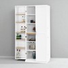 Mshliw Freestanding Kitchen Pantry Cabinet with Doors and Adjustable Shelves, MDF Storage Cupboard Sideboard Buffet for Kitchen, Dining Room - 4 of 4