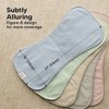 KeaBabies 5pk Organic Quin Baby Burp Cloths for Boys, Girls, Large Absorbent Cotton Burping Cloths for Babies, Newborns - 3 of 4